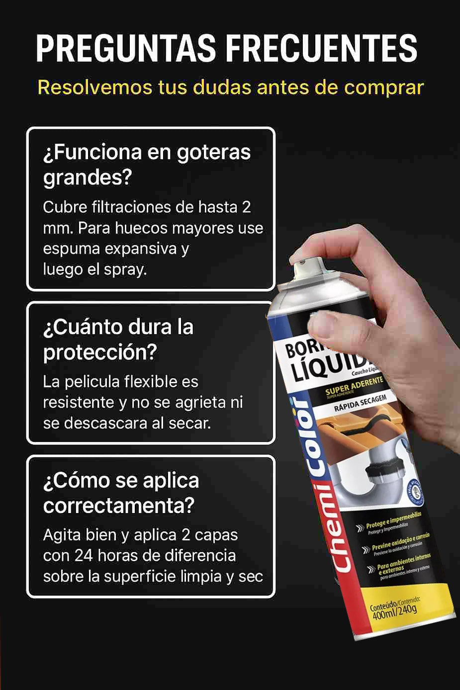 Membrana liquida en aerosol