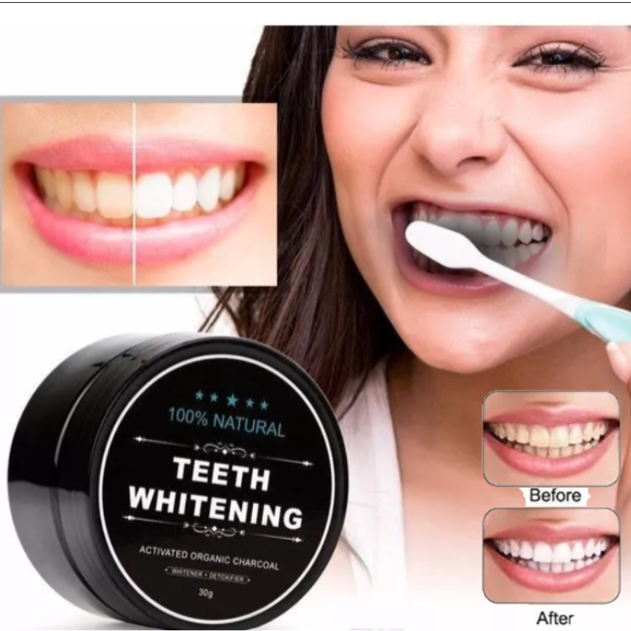 POLVO DE CARBON BLANQUEADOR DENTAL