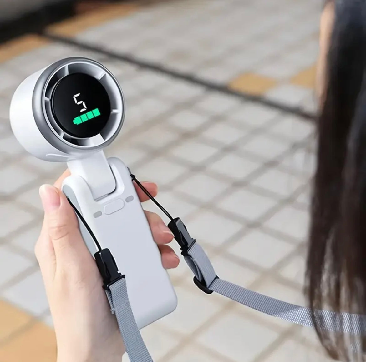 🌸 VENTILADOR TURBO PORTÁTIL: PEQUEÑO, ELEGANTE Y CON 5 VELOCIDADES DE PODER 🌸